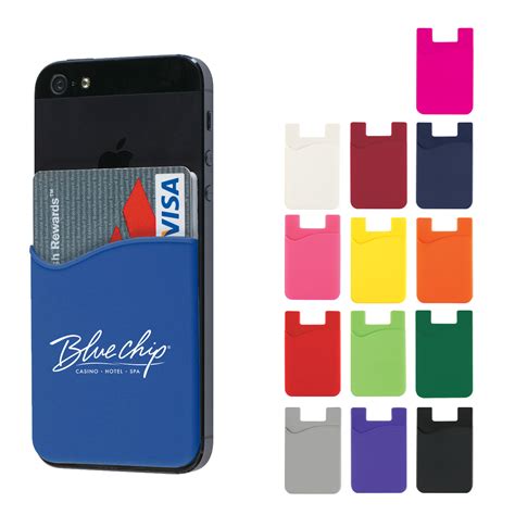 customized silicone smart wallet card sleeve|promotional cell phone wallet.